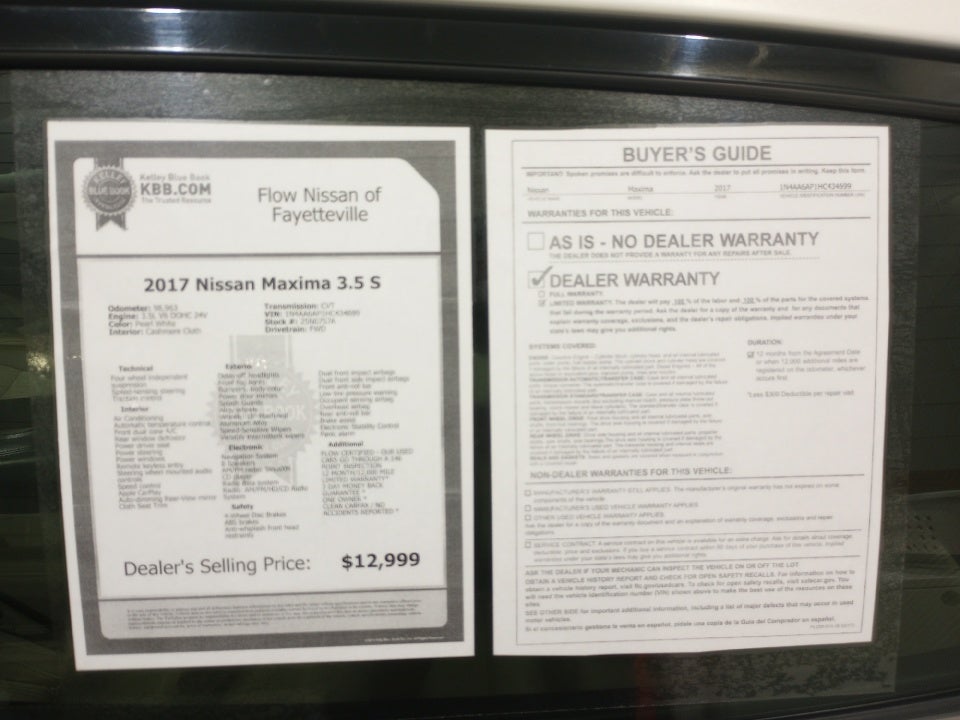 2017 Nissan Maxima 3.5 S