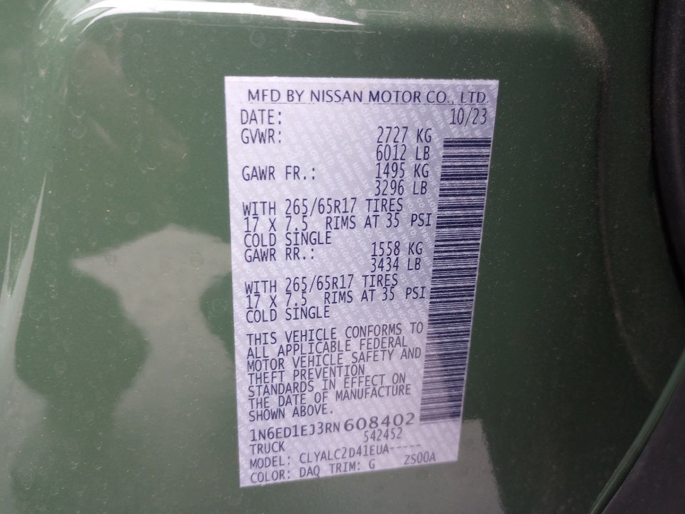 2024 Nissan Frontier Crew Cab SV 4x2