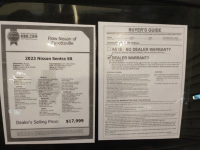 2023 Nissan Sentra SR Xtronic CVT