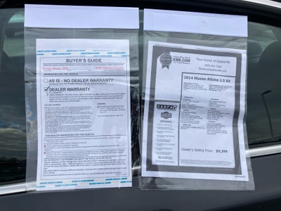 2014 Nissan Altima 2.5 SV