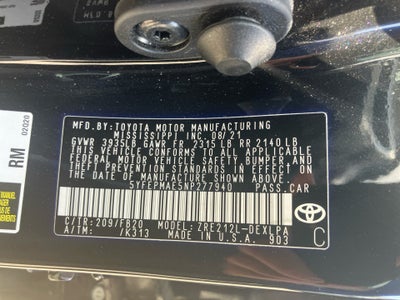 2022 Toyota Corolla LE