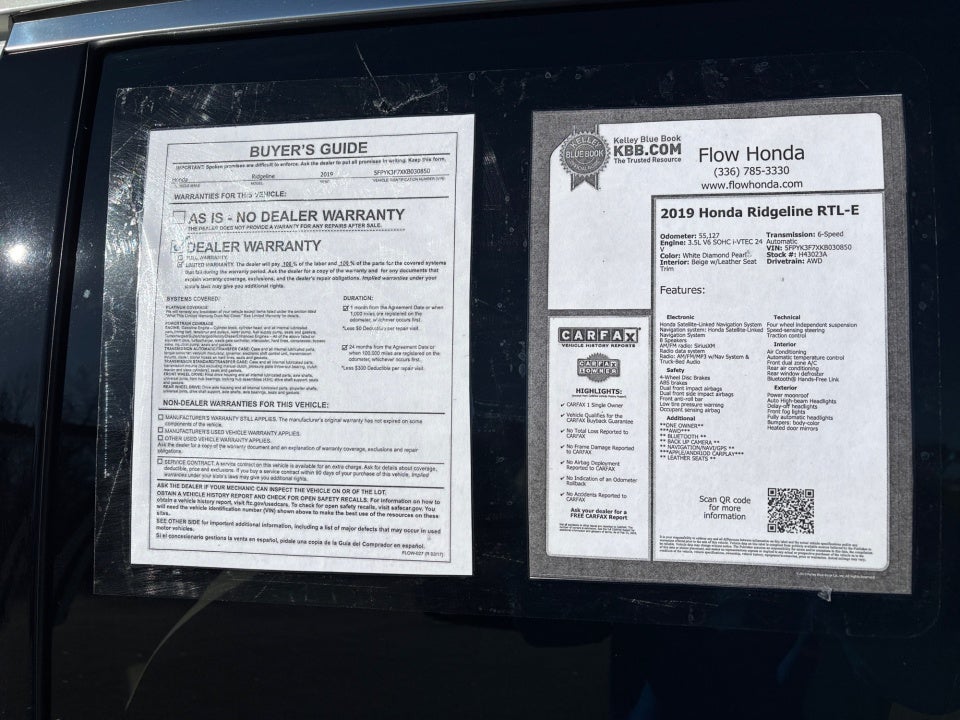 2019 Honda Ridgeline RTL-E