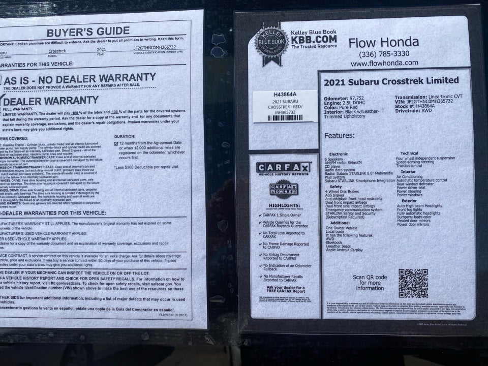 2021 Subaru Crosstrek Limited