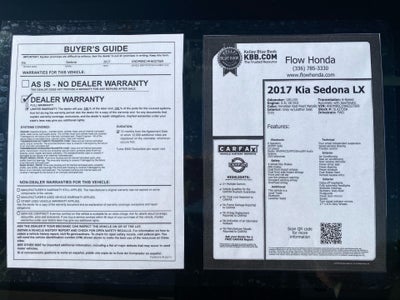 2017 Kia Sedona LX