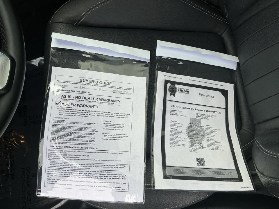 2017 Mercedes-Benz E 300 4MATIC®