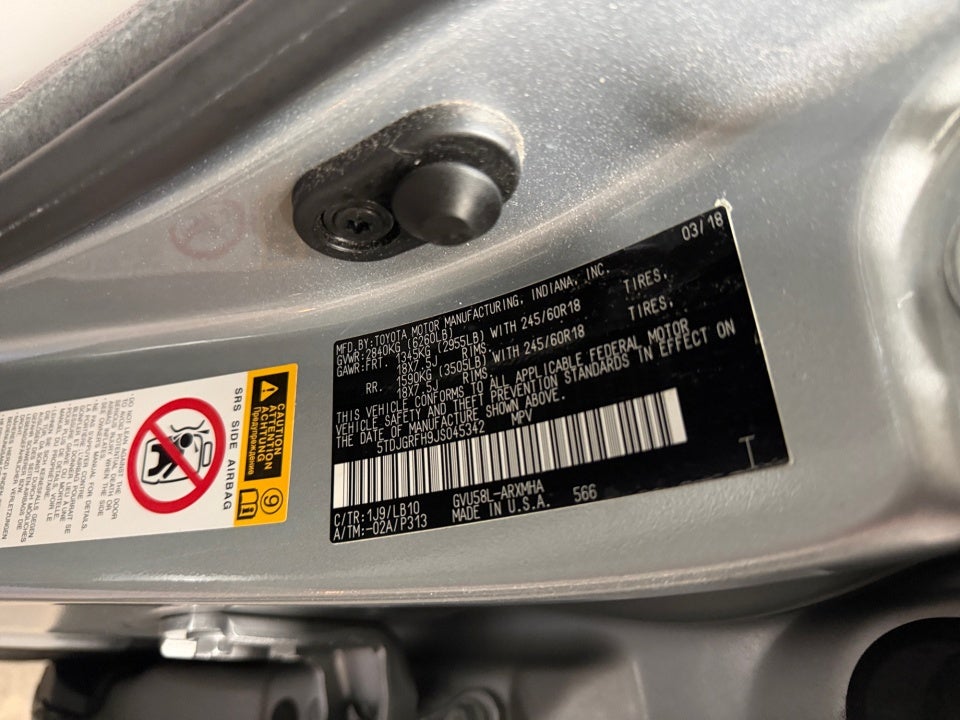 2018 Toyota Highlander Hybrid XLE