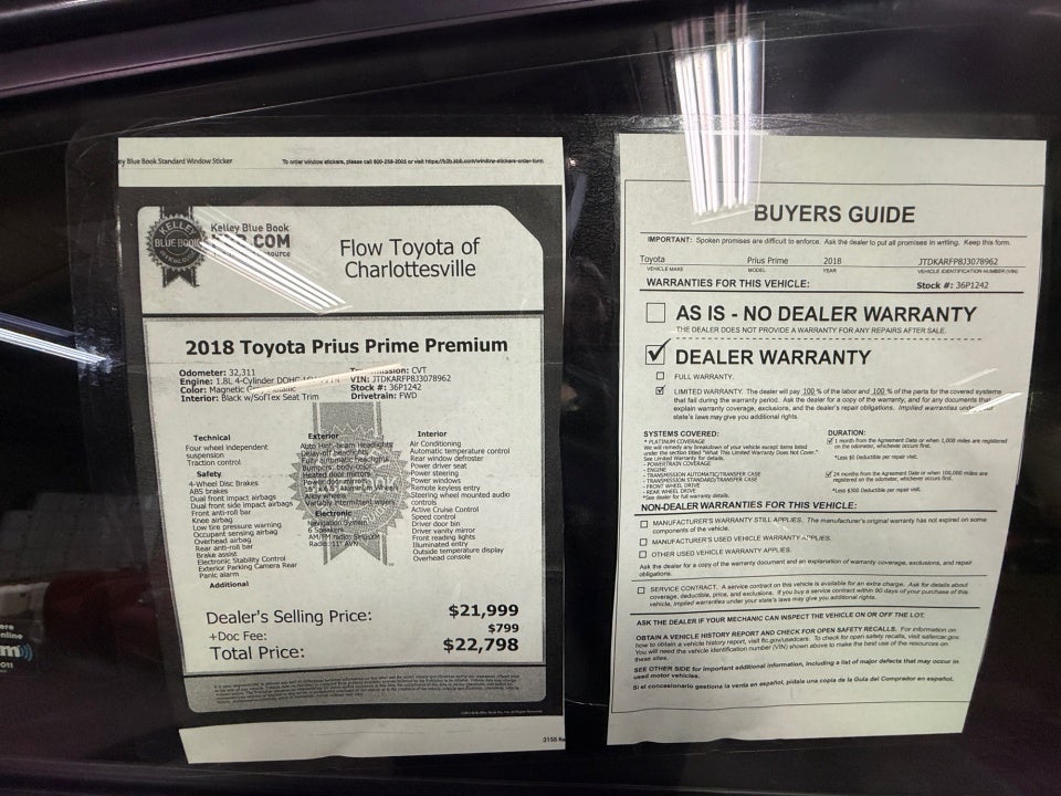 2018 Toyota Prius Prime Premium