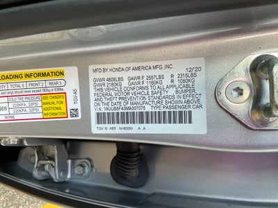 2021 Acura TLX Technology Package