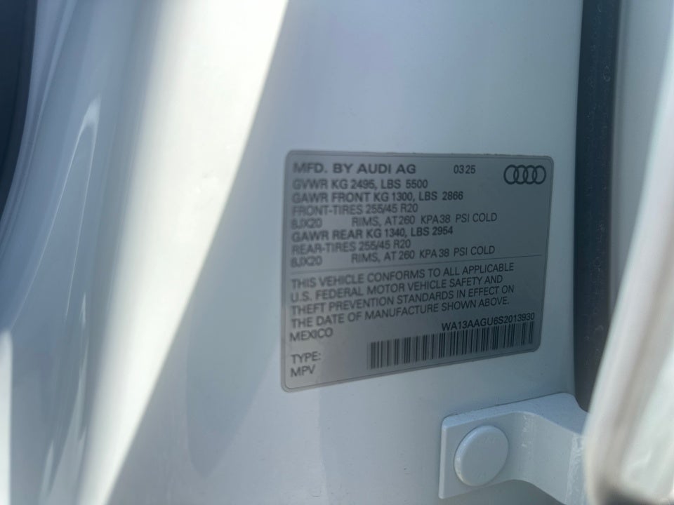 2025 Audi All-new Q5 Prestige