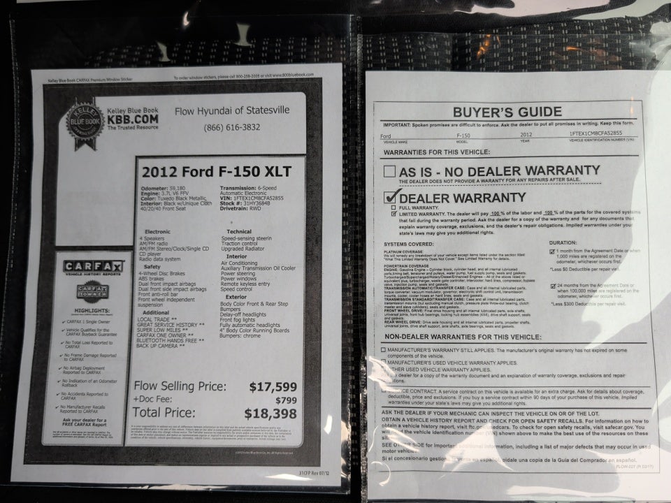 2012 Ford F-150 XLT