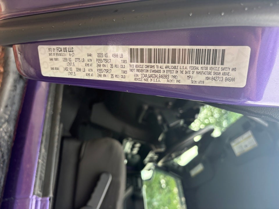 2017 Jeep Wrangler Sport 4x4