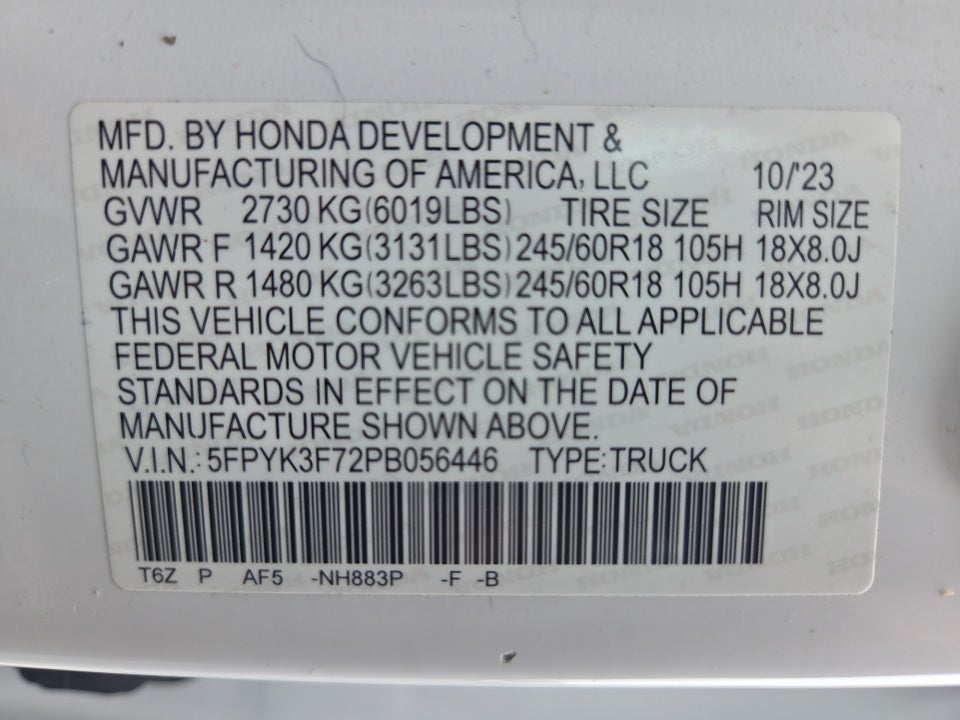 2023 Honda Ridgeline RTL-E