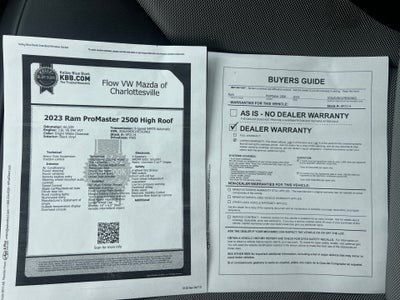 2023 RAM ProMaster 2500 High Roof