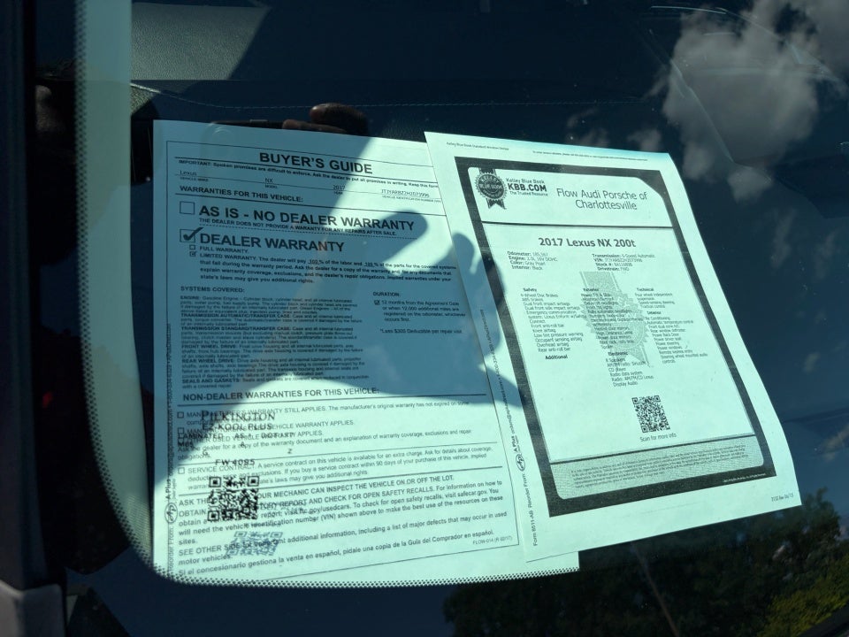 2017 Lexus NX 200t NX Turbo