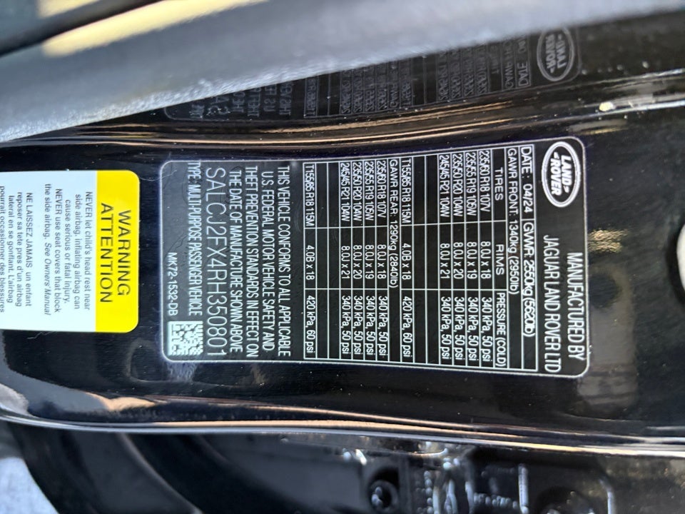 2024 Land Rover Discovery Sport Core S