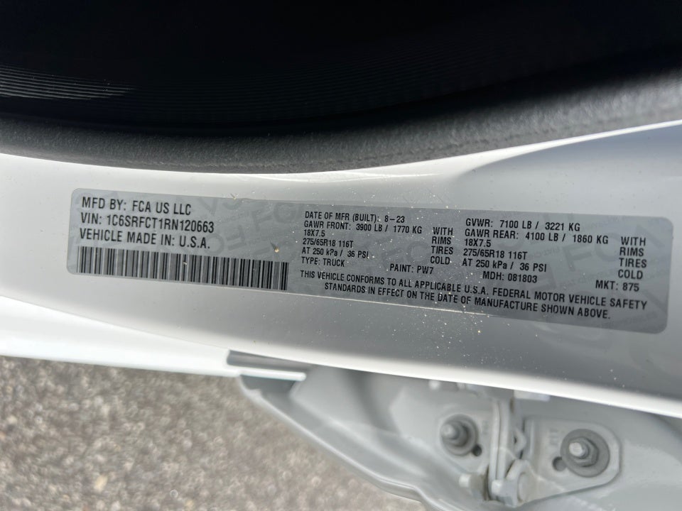 2024 RAM 1500 Tradesman Quad Cab 4x4 6'4" Box