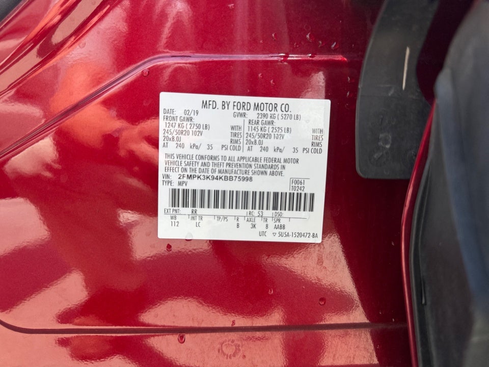 2019 Ford Edge Titanium
