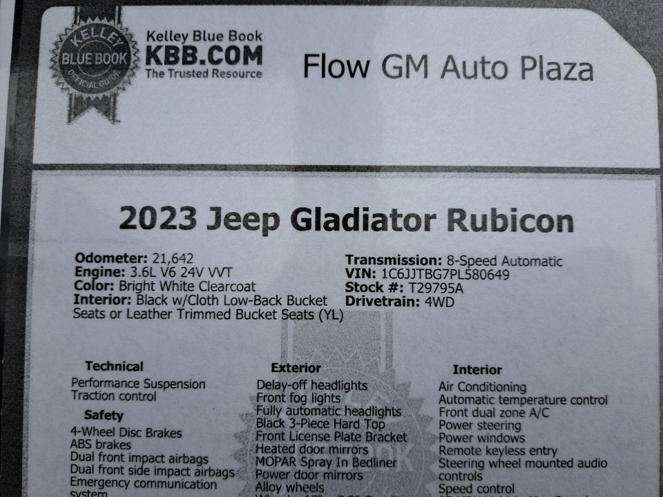 2023 Jeep Gladiator Rubicon