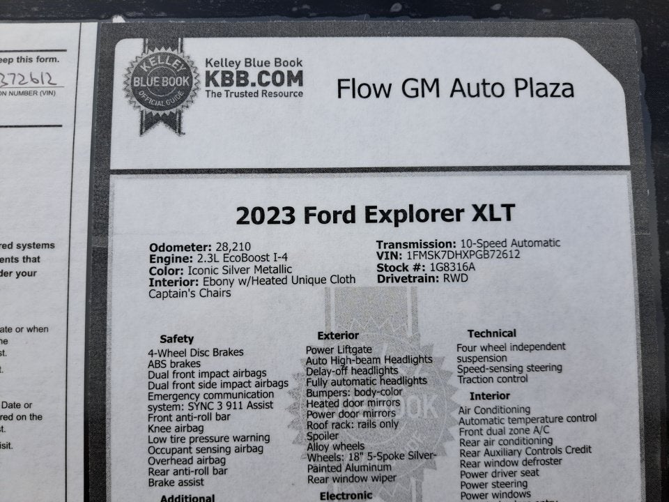 2023 Ford Explorer XLT