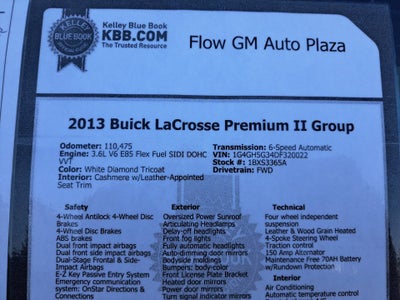 2013 Buick LaCrosse Premium 2