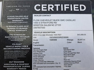 2024 Chevrolet Silverado 1500 RST