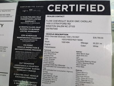 2022 Chevrolet Silverado 1500 LTD RST