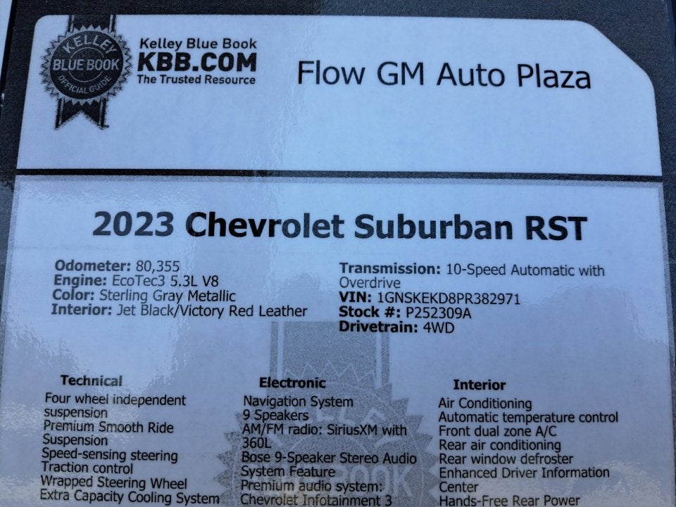 2023 Chevrolet Suburban RST