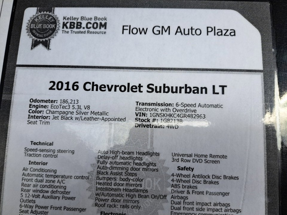 2016 Chevrolet Suburban LT