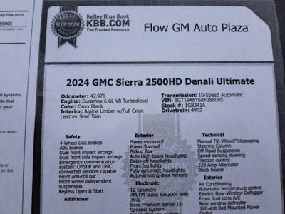 2024 GMC Sierra 2500 HD Denali Ultimate