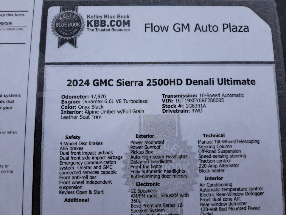 2024 GMC Sierra 2500 HD Denali Ultimate