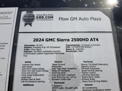 2024 GMC Sierra 2500 HD AT4