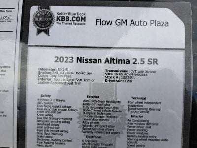 2023 Nissan Altima 2.5 SR