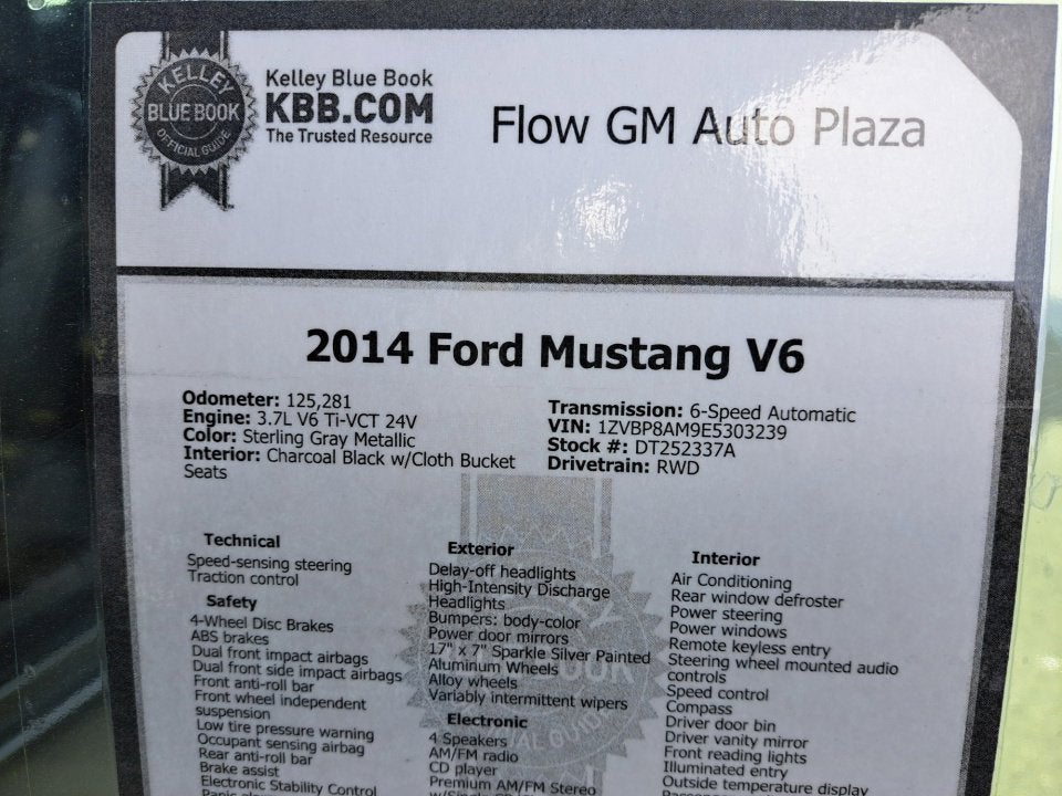 2014 Ford Mustang V6