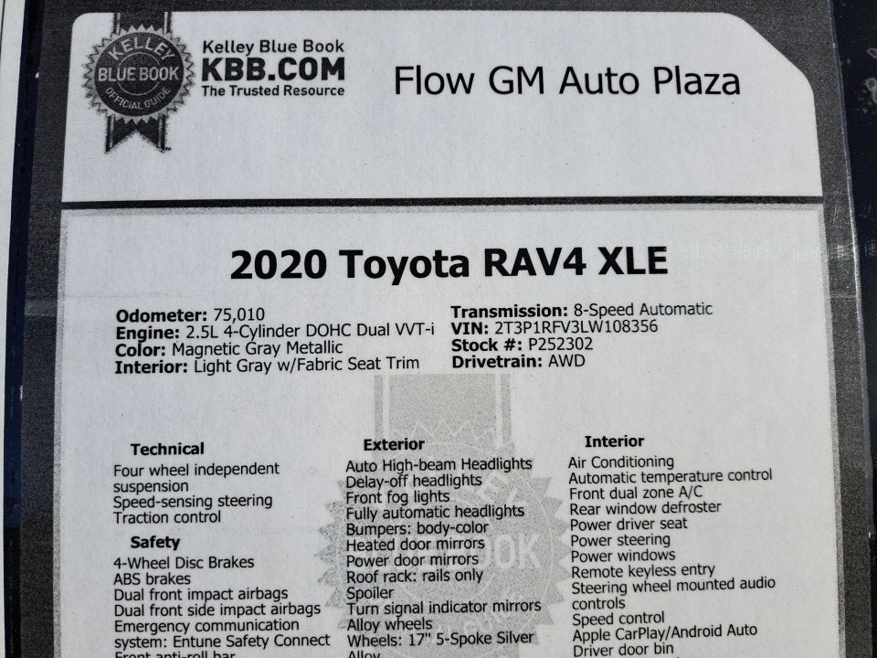 2020 Toyota RAV4 XLE