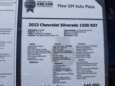 2023 Chevrolet Silverado 1500 RST