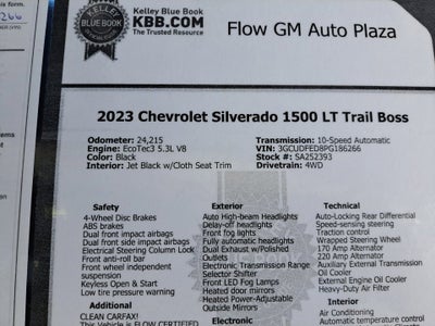 2023 Chevrolet Silverado 1500 LT Trail Boss