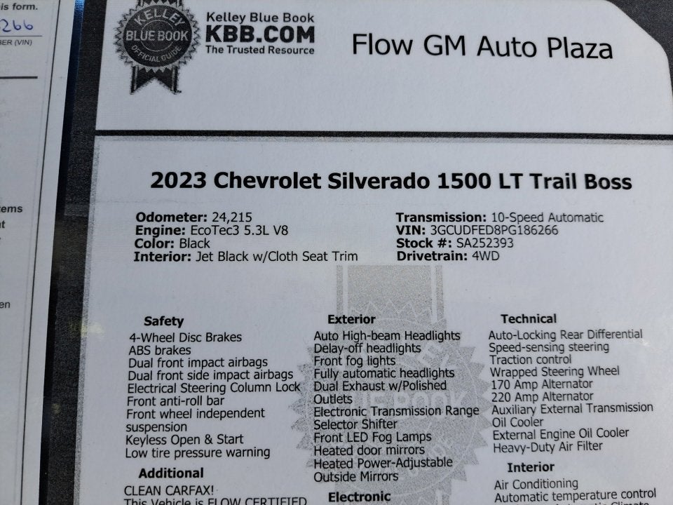 2023 Chevrolet Silverado 1500 LT Trail Boss