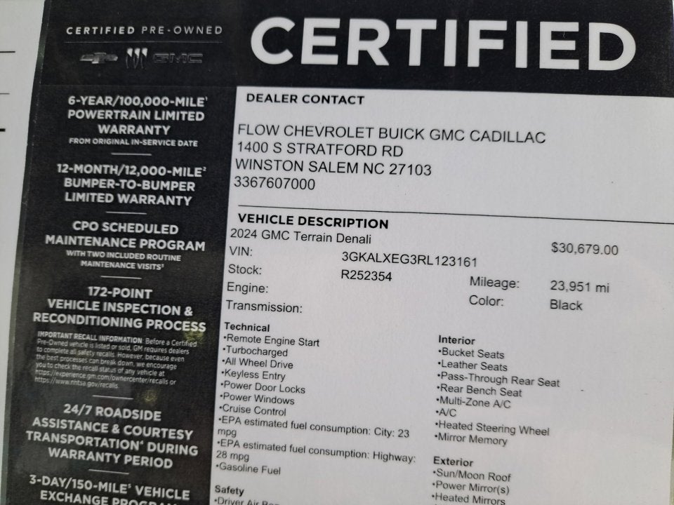 2024 GMC Terrain Denali