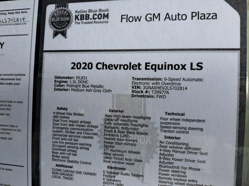 2020 Chevrolet Equinox LS