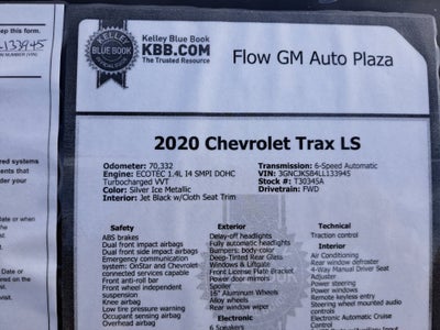2020 Chevrolet Trax LS