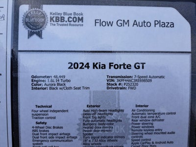 2024 Kia Forte GT