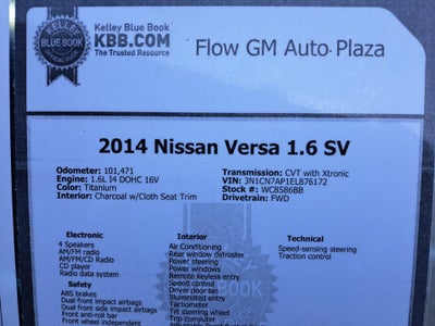 2014 Nissan Versa SV