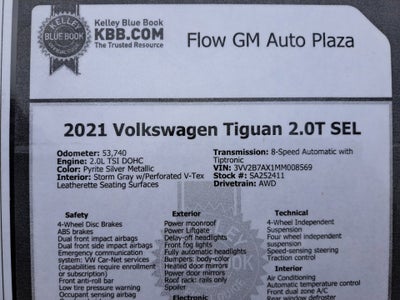 2021 Volkswagen Tiguan SE