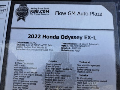 2022 Honda Odyssey EX-L