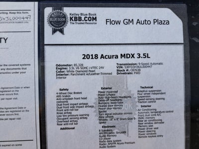 2018 Acura MDX BASE