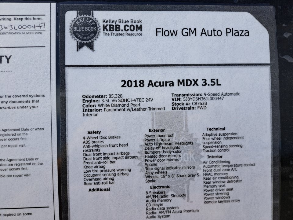 2018 Acura MDX BASE