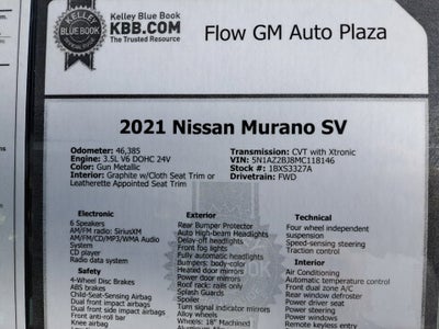 2021 Nissan Murano SV