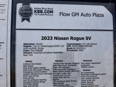 2023 Nissan Rogue SV Intelligent AWD