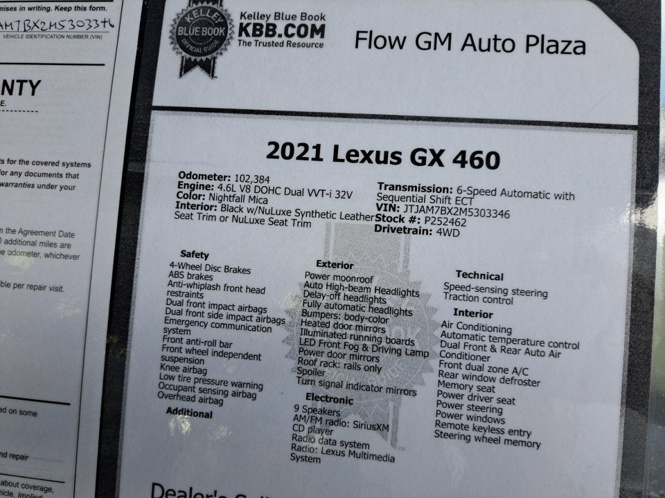 2021 Lexus GX GX 460 Premium