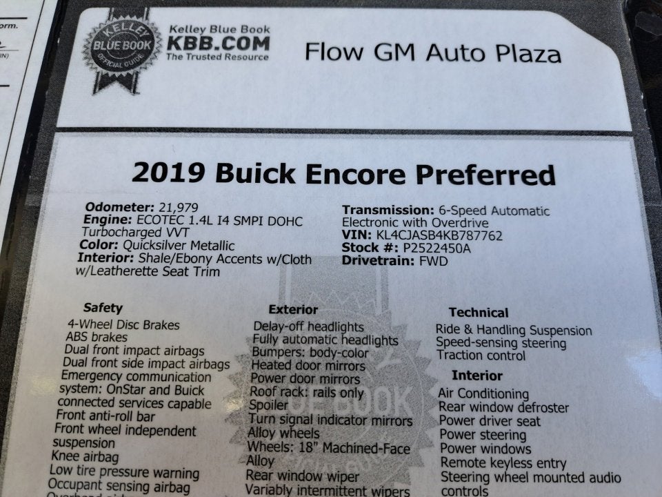 2019 Buick Encore Preferred